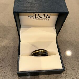 Black and Gold Men's Ring
